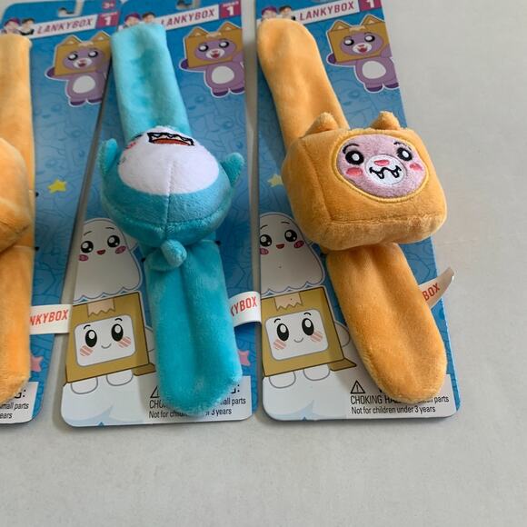 LankyBox Lot Of 4 Series 1 Slap Bracelet Collectible Plush Brand New - Picture 12 of 14